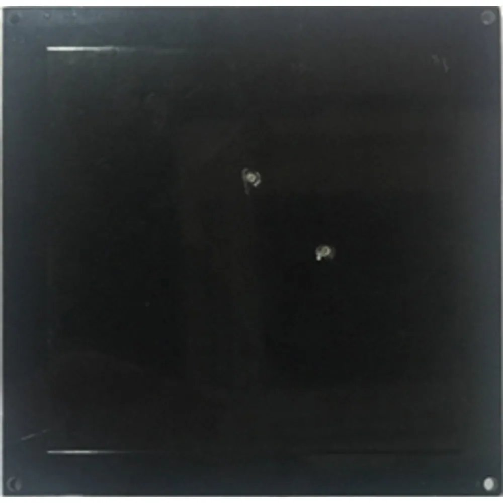 Black 120 x 120 mm bare PCB UHF RFID antenna board without radome, front view